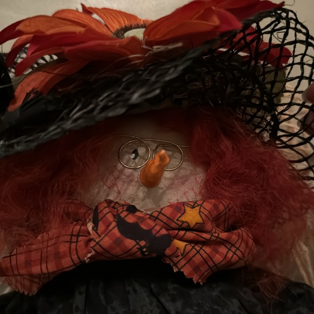 Halloween ๐host pick๐๐ป NWOT holiday handcrafted Shabby Chic doll - Picture 4 of 10